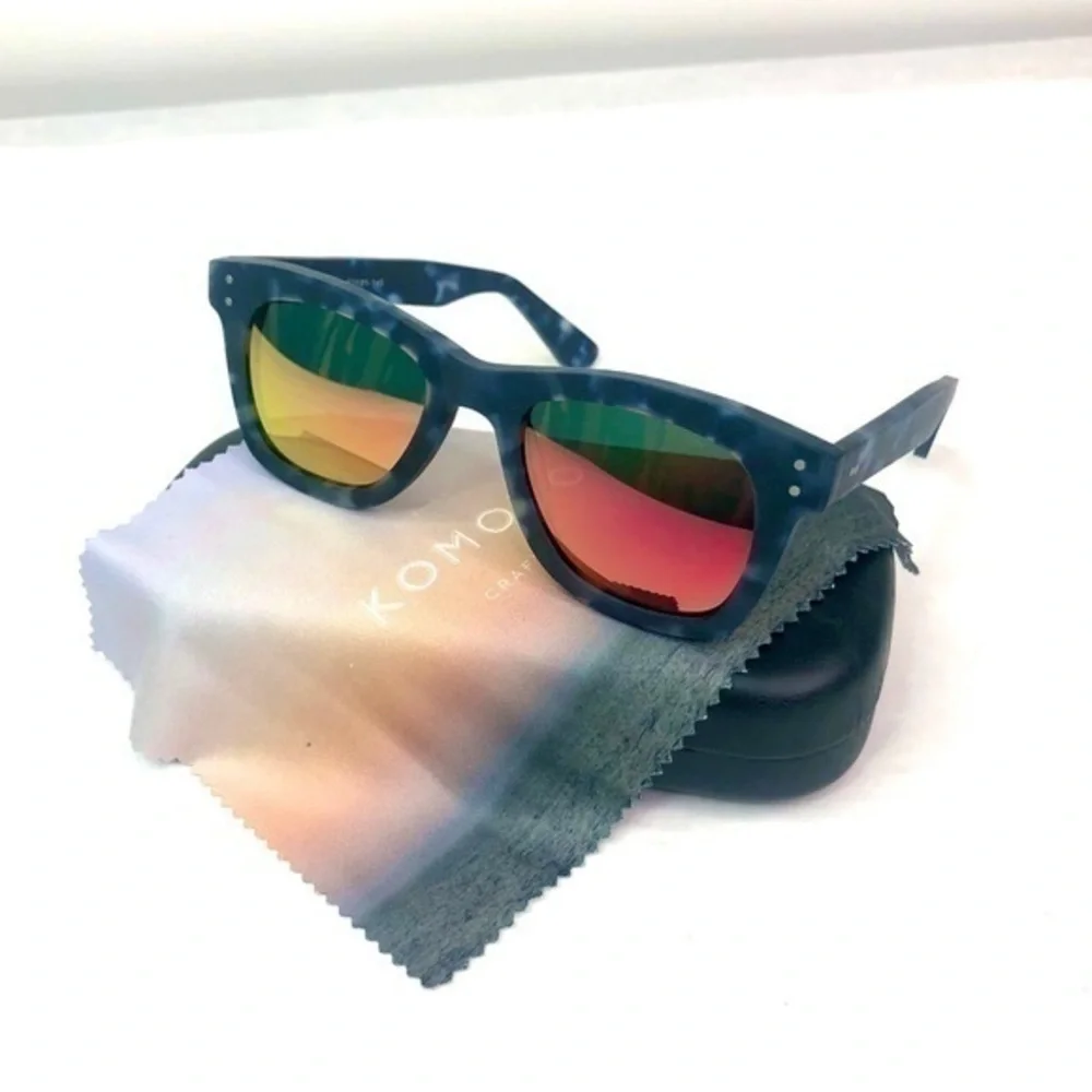 KOMONO Allen Matte Indigo Demi Sunglasses …